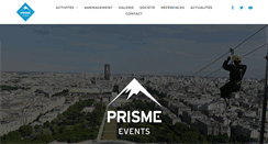 Desktop Screenshot of prisme-events.com